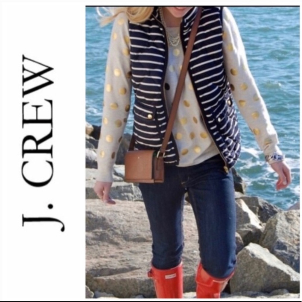 SOLD- J Crew Excursion Quilted Puffer Vest